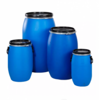 30l 50l 60l 120l 160l 200l Blue Plastic Drum Storage Containers For Foods/water/chemicals/fuel Packing