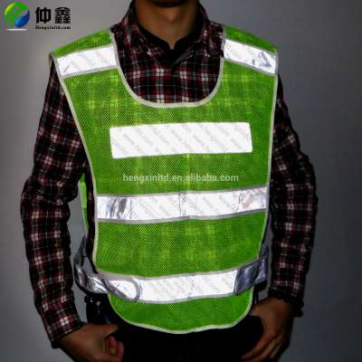 election warning clothes waterproof workwear fabric reflective vest safety jackets for vote