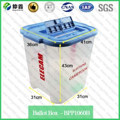 voting box/ Transparent plastic Donation/Ballot Box Wholesale