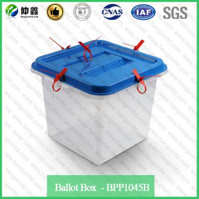 45L/60L/86L High quality customized clear plastic box/ballot box/ vote box